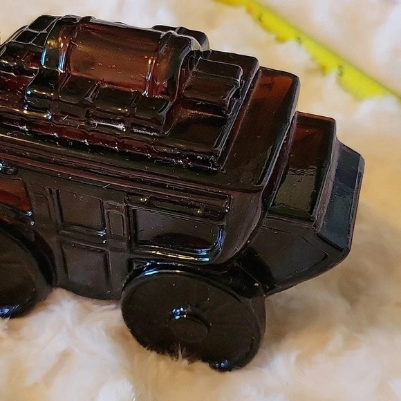 🌴3/$15🌴 Vintage Stage Coach Glass Bottle History Display - Picture 3 of 10